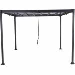 Pavillon 'Florenz' anthrazit 300 x 220 x 300 cm