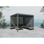 Sunfun Loungemöbel-Set Lumar/Milos Night-Grey